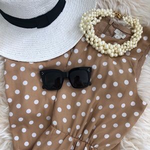 Jcrew polka dot dress